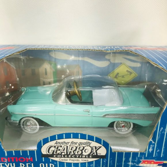 Gearbox 1997 Vintage 1957 Chevy Bel Air Convertible Serial #04291 Pedal Car New - Picture 3 of 10